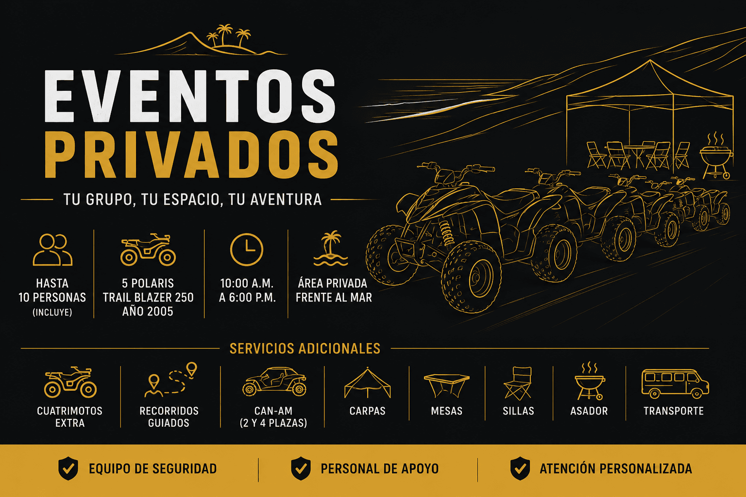 🎉 ¡Deja que Titanes Off Road sea parte de tu celebración!