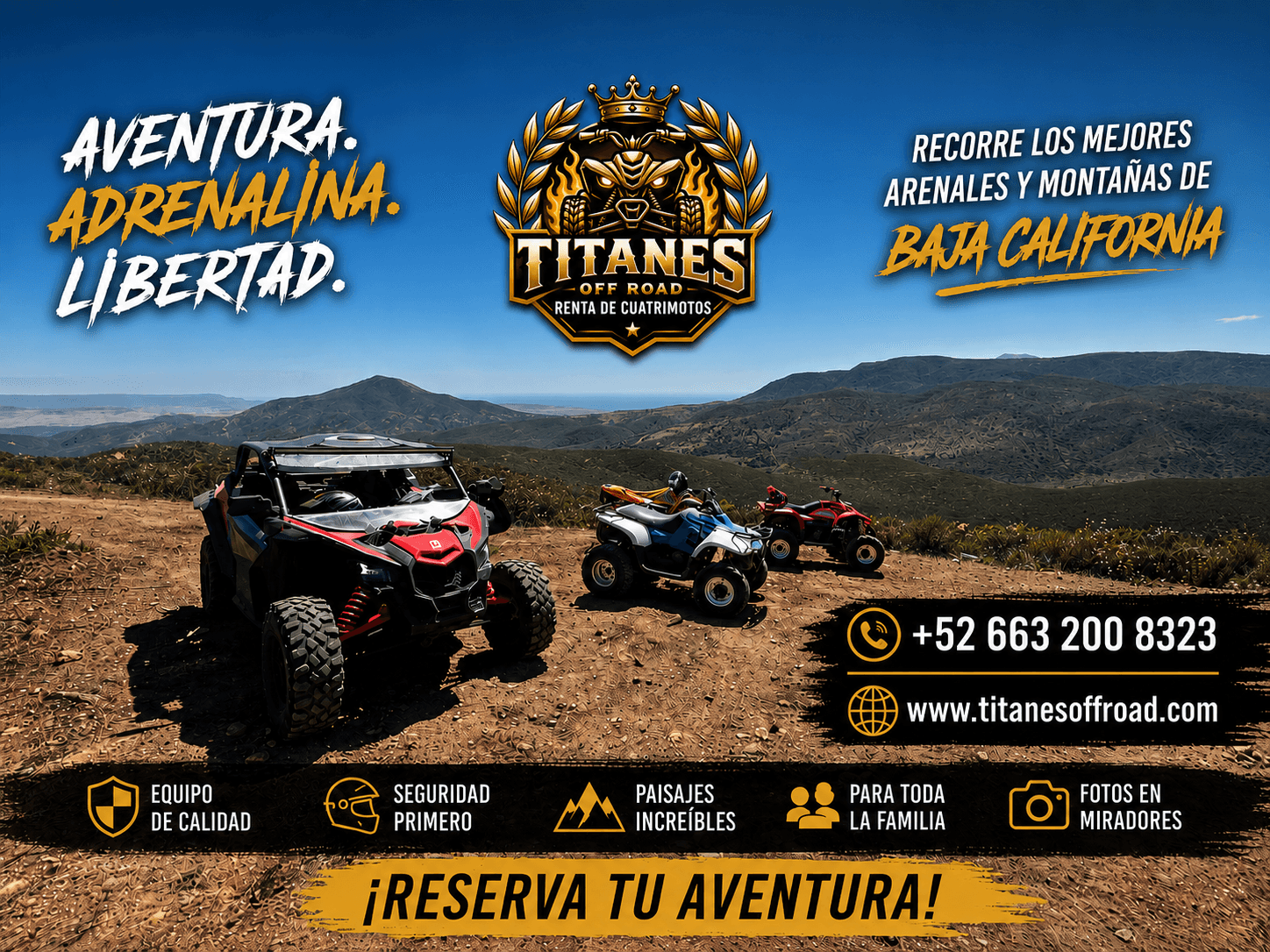 ⭐ Experiencia VIP Can-Am X3 para 2 Personas